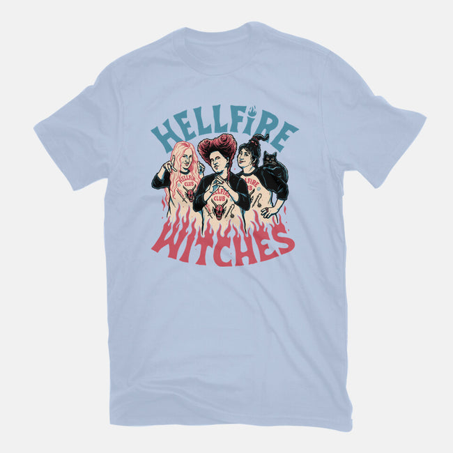 Hellfire Witches-womens basic tee-momma_gorilla