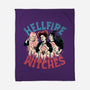 Hellfire Witches-none fleece blanket-momma_gorilla