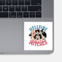 Hellfire Witches-none glossy sticker-momma_gorilla