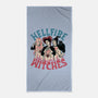 Hellfire Witches-none beach towel-momma_gorilla
