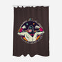Space Ghost Love-none polyester shower curtain-Thiagor6
