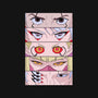 Cyberpunk Eyes-womens v-neck tee-Zody