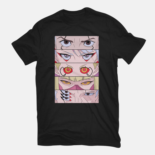 Cyberpunk Eyes-womens basic tee-Zody