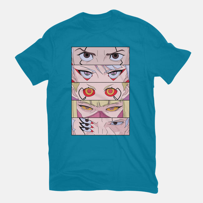 Cyberpunk Eyes-mens premium tee-Zody