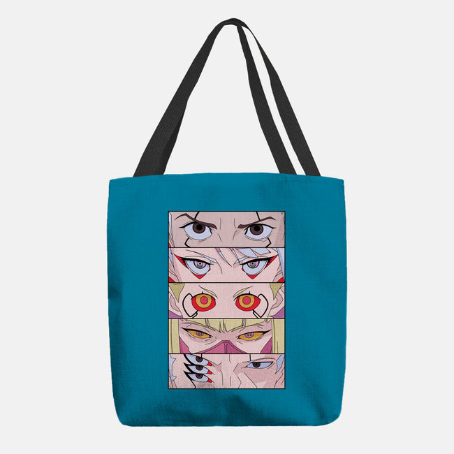 Cyberpunk Eyes-none basic tote bag-Zody