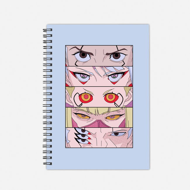 Cyberpunk Eyes-none dot grid notebook-Zody