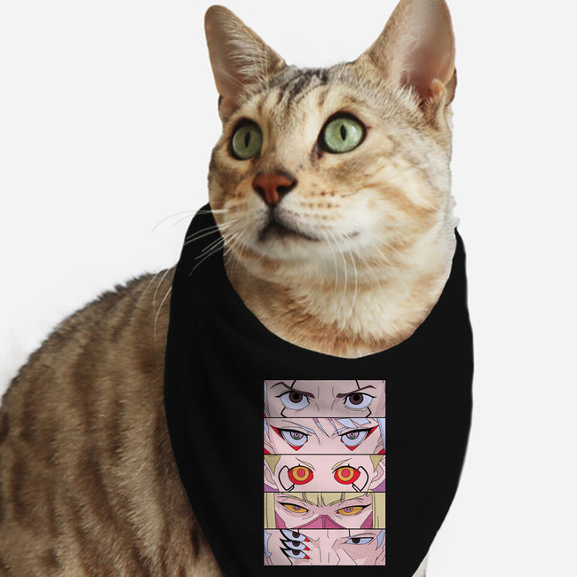 Cyberpunk Eyes-cat bandana pet collar-Zody