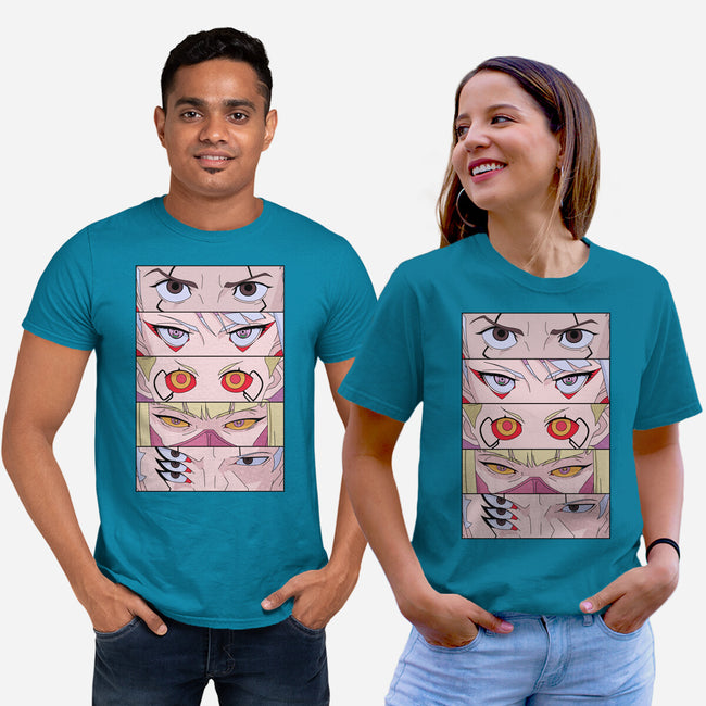 Cyberpunk Eyes-unisex basic tee-Zody