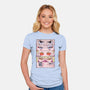 Cyberpunk Eyes-womens fitted tee-Zody
