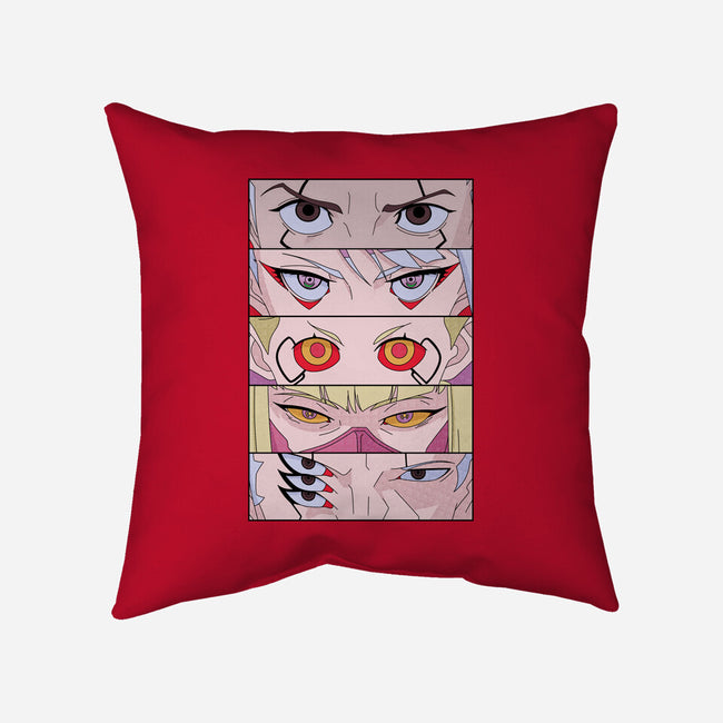 Cyberpunk Eyes-none removable cover w insert throw pillow-Zody