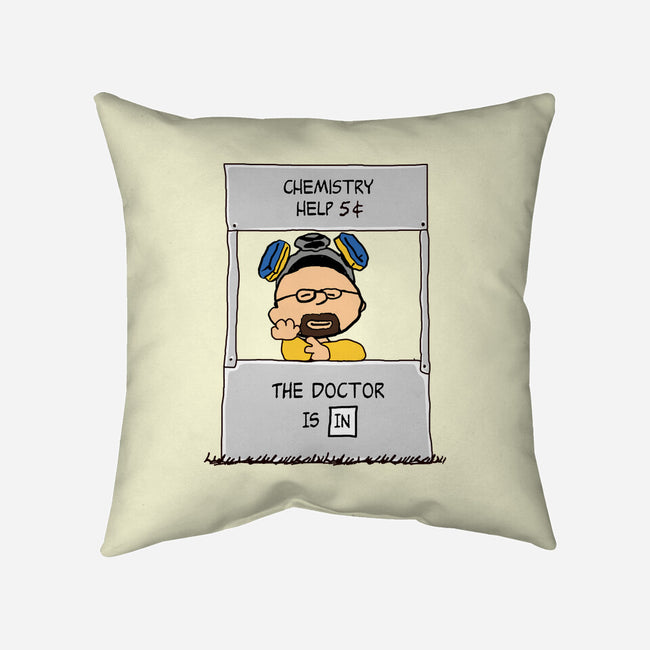 Chemistry Help-none removable cover throw pillow-Melonseta