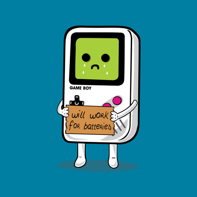 Will Work For Batteries-womens basic tee-Melonseta