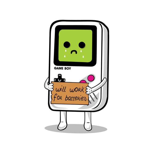 Will Work For Batteries-womens basic tee-Melonseta