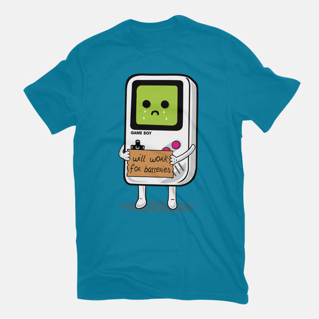Will Work For Batteries-mens heavyweight tee-Melonseta