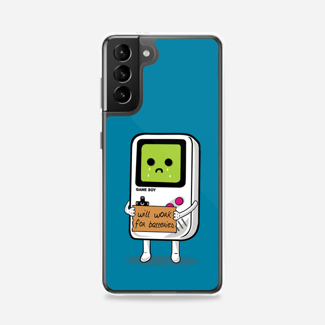 Will Work For Batteries-samsung snap phone case-Melonseta