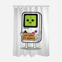 Will Work For Batteries-none polyester shower curtain-Melonseta