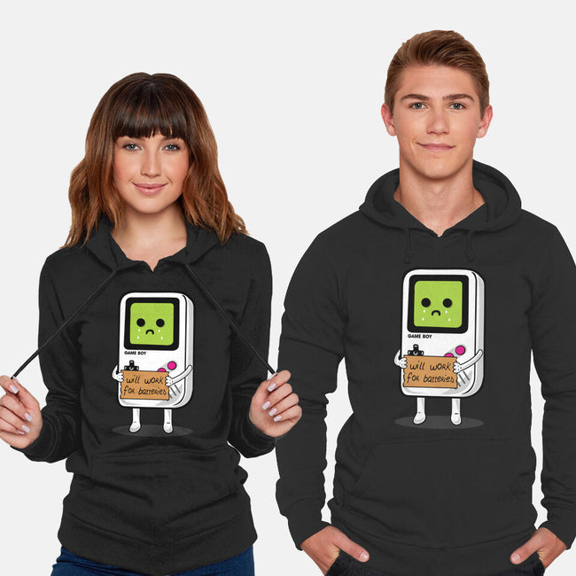Will Work For Batteries-unisex pullover sweatshirt-Melonseta