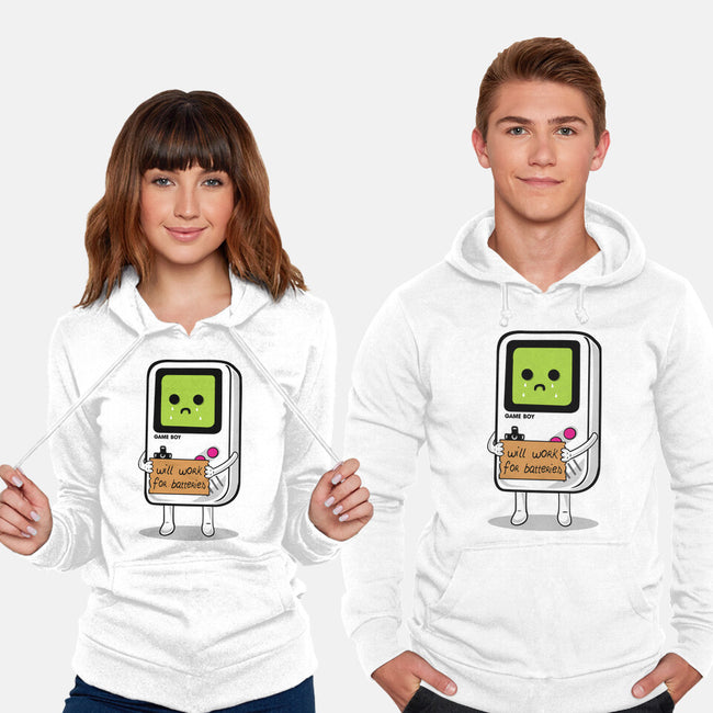 Will Work For Batteries-unisex pullover sweatshirt-Melonseta