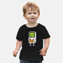 Will Work For Batteries-baby basic tee-Melonseta