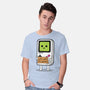 Will Work For Batteries-mens basic tee-Melonseta