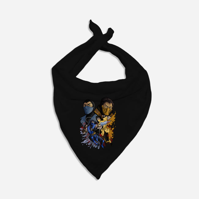 Fatality-dog bandana pet collar-Conjura Geek