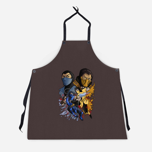 Fatality-unisex kitchen apron-Conjura Geek