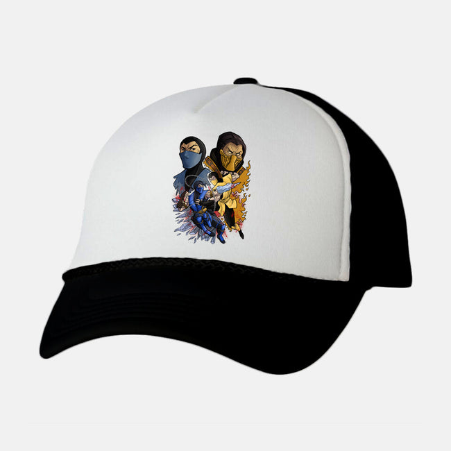 Fatality-unisex trucker hat-Conjura Geek