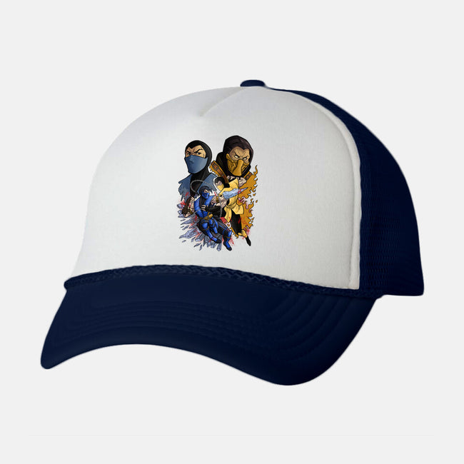 Fatality-unisex trucker hat-Conjura Geek
