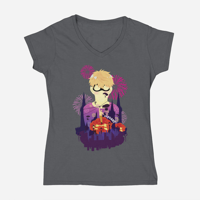 Forger Spy-womens v-neck tee-SwensonaDesigns
