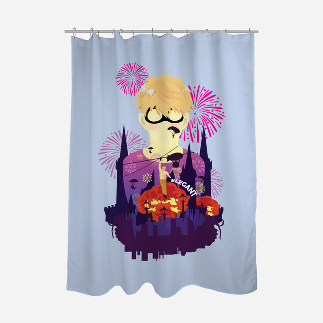 Forger Spy-none polyester shower curtain-SwensonaDesigns