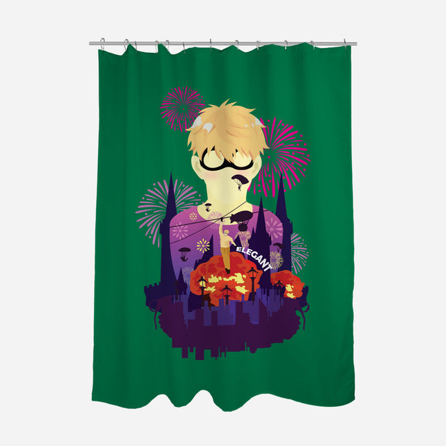 Forger Spy-none polyester shower curtain-SwensonaDesigns