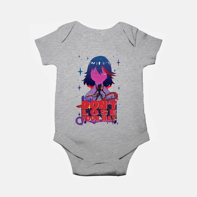 Don't Lose Your Way-baby basic onesie-SwensonaDesigns