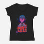 Don't Lose Your Way-womens v-neck tee-SwensonaDesigns