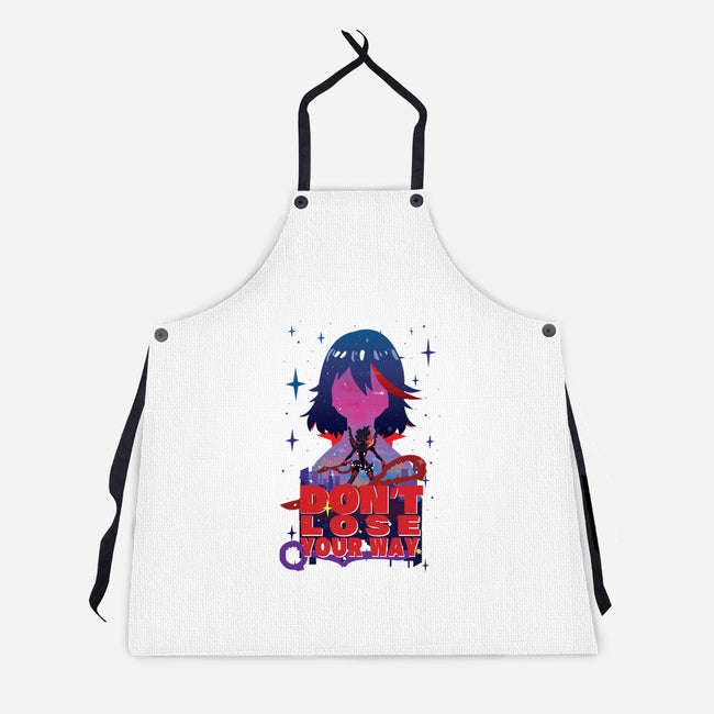 Don't Lose Your Way-unisex kitchen apron-SwensonaDesigns