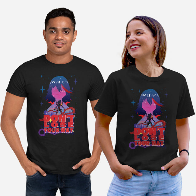 Don't Lose Your Way-unisex basic tee-SwensonaDesigns