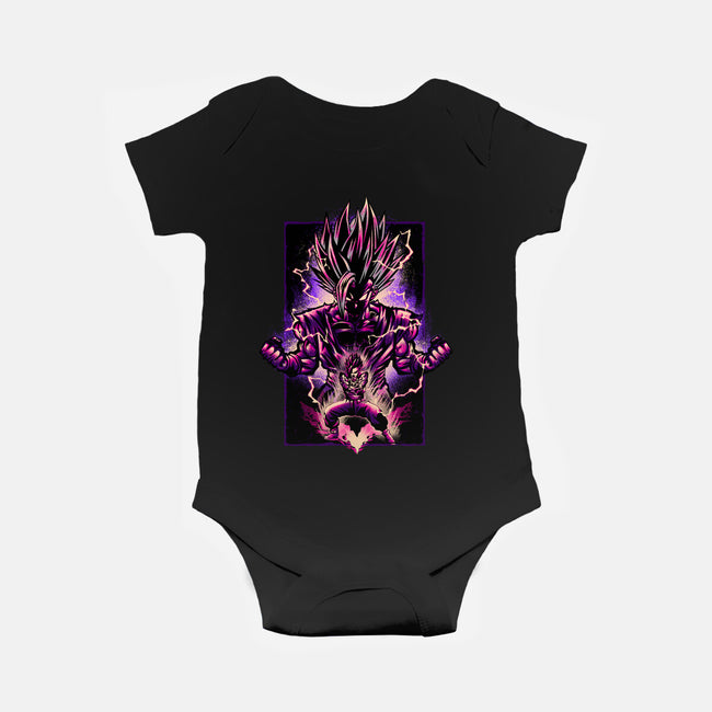 Attack Of The Beast Gohan-baby basic onesie-hypertwenty