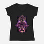 Attack Of The Beast Gohan-womens v-neck tee-hypertwenty