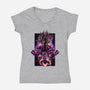 Attack Of The Beast Gohan-womens v-neck tee-hypertwenty