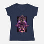Attack Of The Beast Gohan-womens v-neck tee-hypertwenty