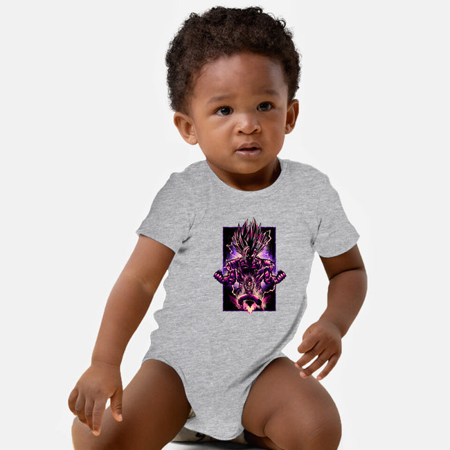 Attack Of The Beast Gohan-baby basic onesie-hypertwenty