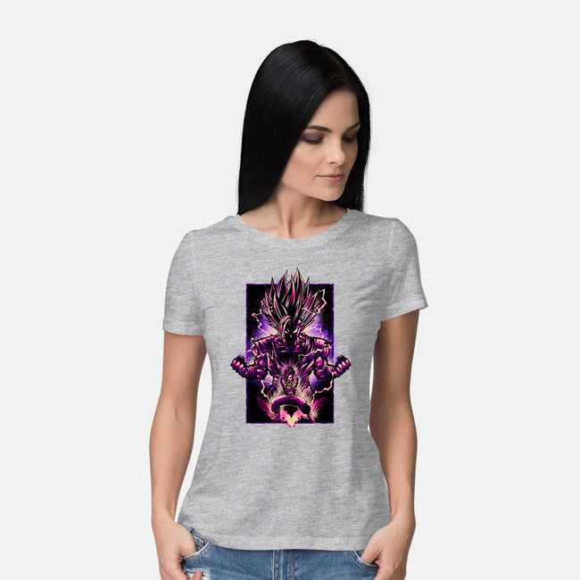 Attack Of The Beast Gohan-womens basic tee-hypertwenty