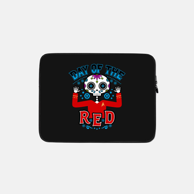 Day Of The Red-none zippered laptop sleeve-Boggs Nicolas