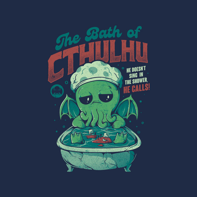 The Bath Of Cthulhu-none polyester shower curtain-eduely