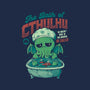 The Bath Of Cthulhu-none stretched canvas-eduely