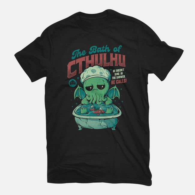 The Bath Of Cthulhu-mens heavyweight tee-eduely