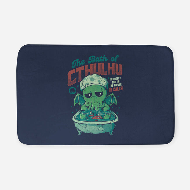 The Bath Of Cthulhu-none memory foam bath mat-eduely