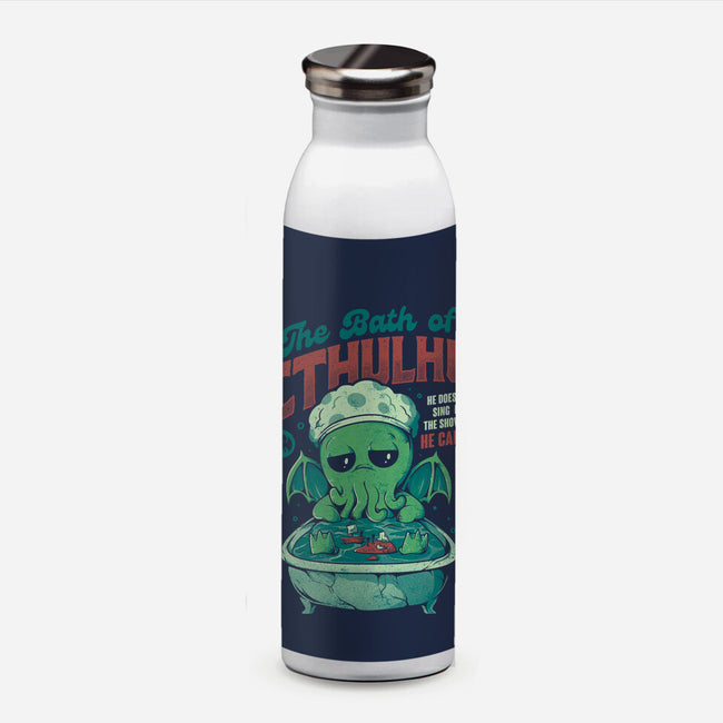 The Bath Of Cthulhu-none water bottle drinkware-eduely