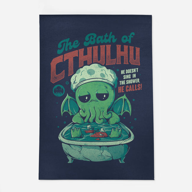 The Bath Of Cthulhu-none indoor rug-eduely