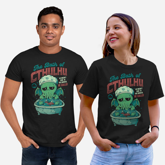 The Bath Of Cthulhu-unisex basic tee-eduely