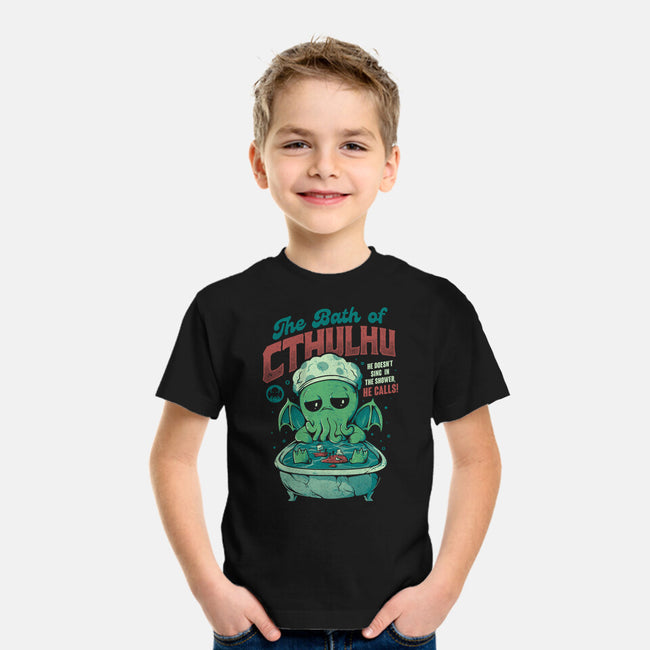 The Bath Of Cthulhu-youth basic tee-eduely